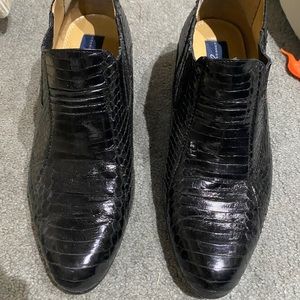 Snake Skin Ankle Shoes